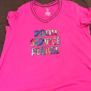 Room service please pajama shirt